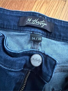 34 Heritage | Navy Blue Denim Jeans - Classic Dark Wash | Size: 34 x 32